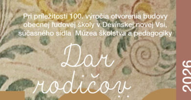 100 rokov „starej“ školy v Múzeu školstva a pedagogiky