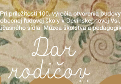 100 rokov „starej“ školy v Múzeu školstva a pedagogiky